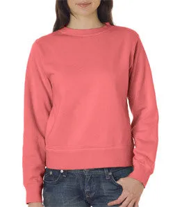 1596 Chouinard Ladies' Crewneck Sweatshirt Watermelon Pgmdye