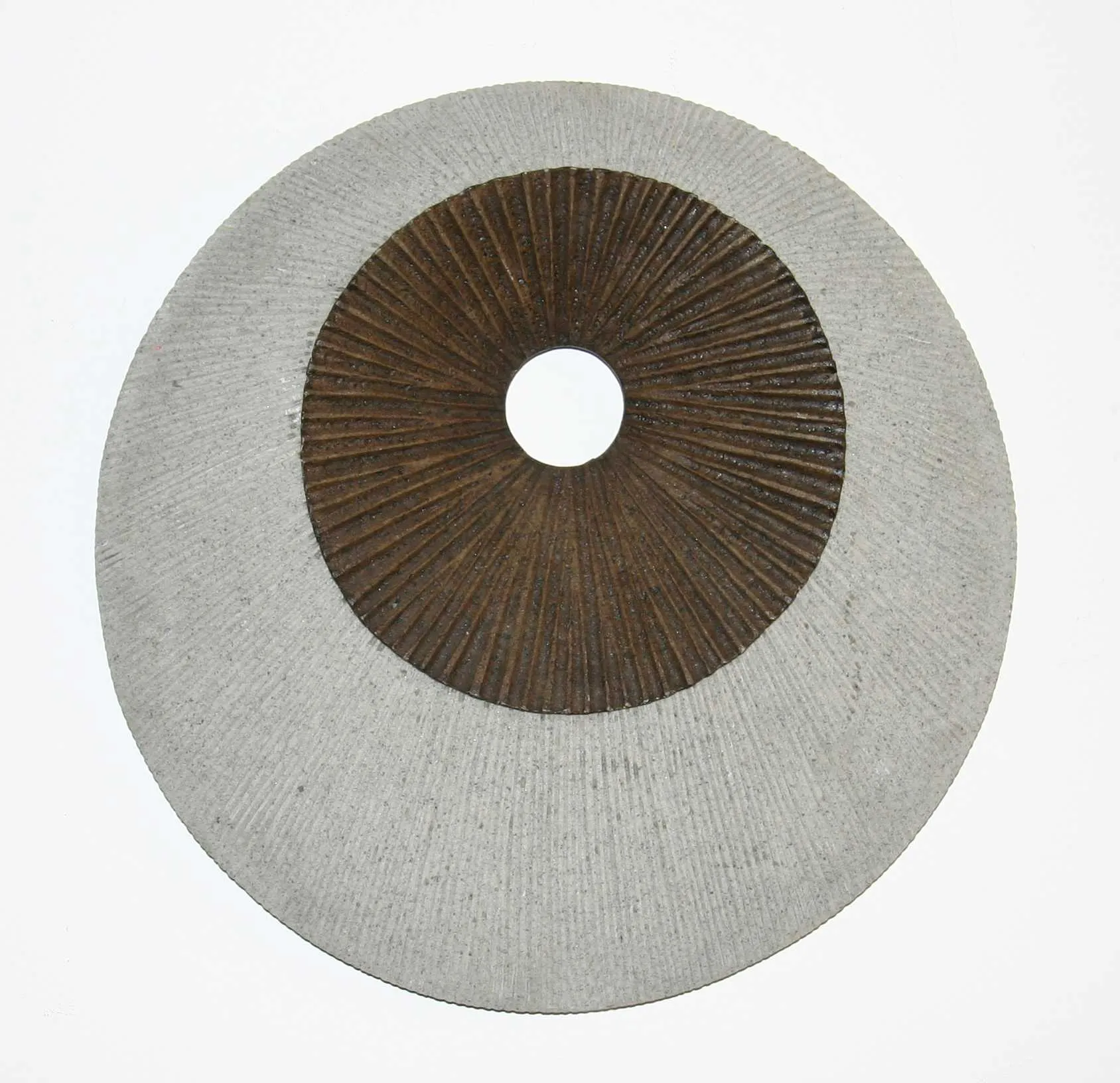 19" X 19" X 2.5" Grey And Brown Stone Wall Decor
