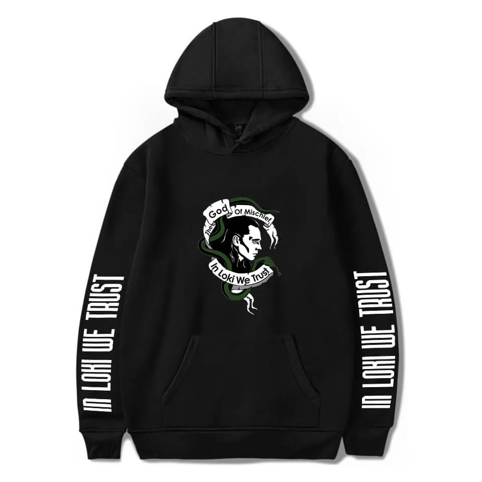 2021 Loki Hoodie Sweatshirt Unisex Loki Printed Pullover Hooded Jacket