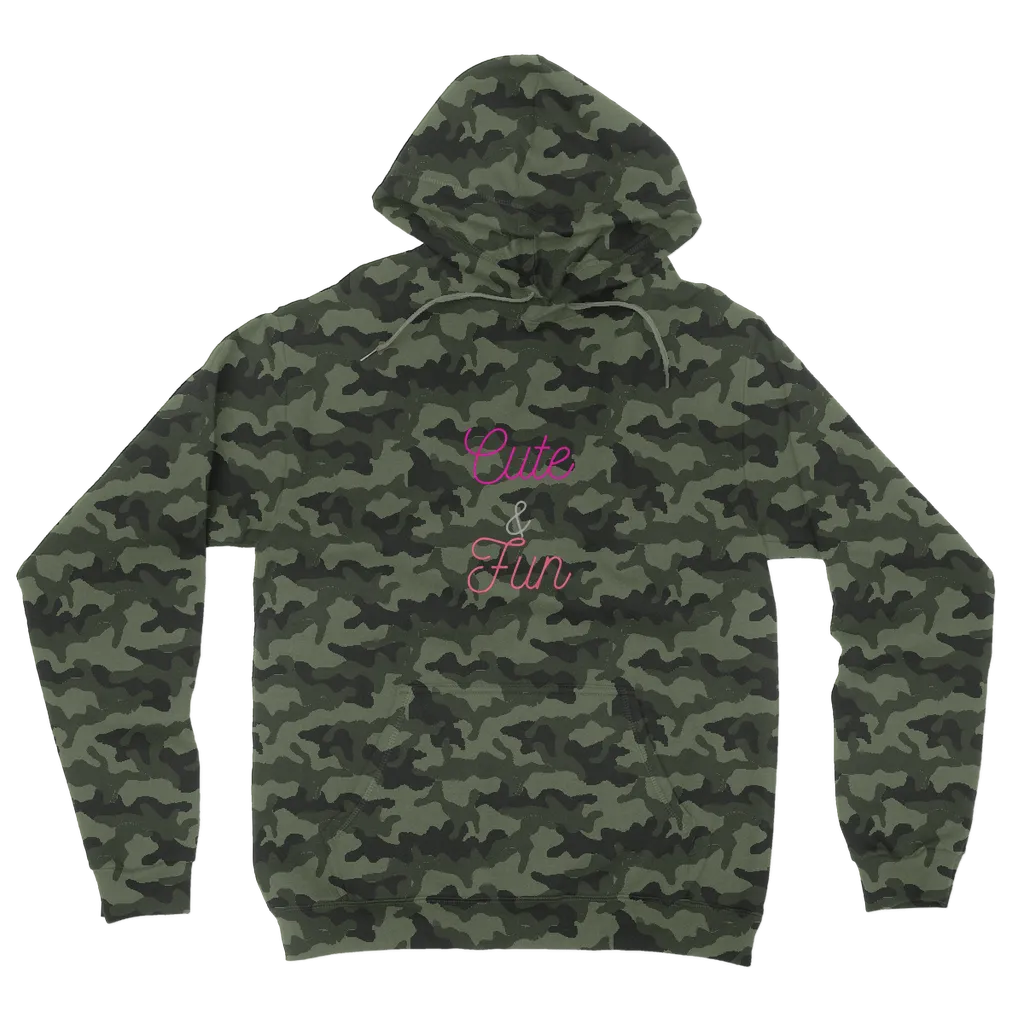 Cute and Fun Camouflage Adult Hoodie