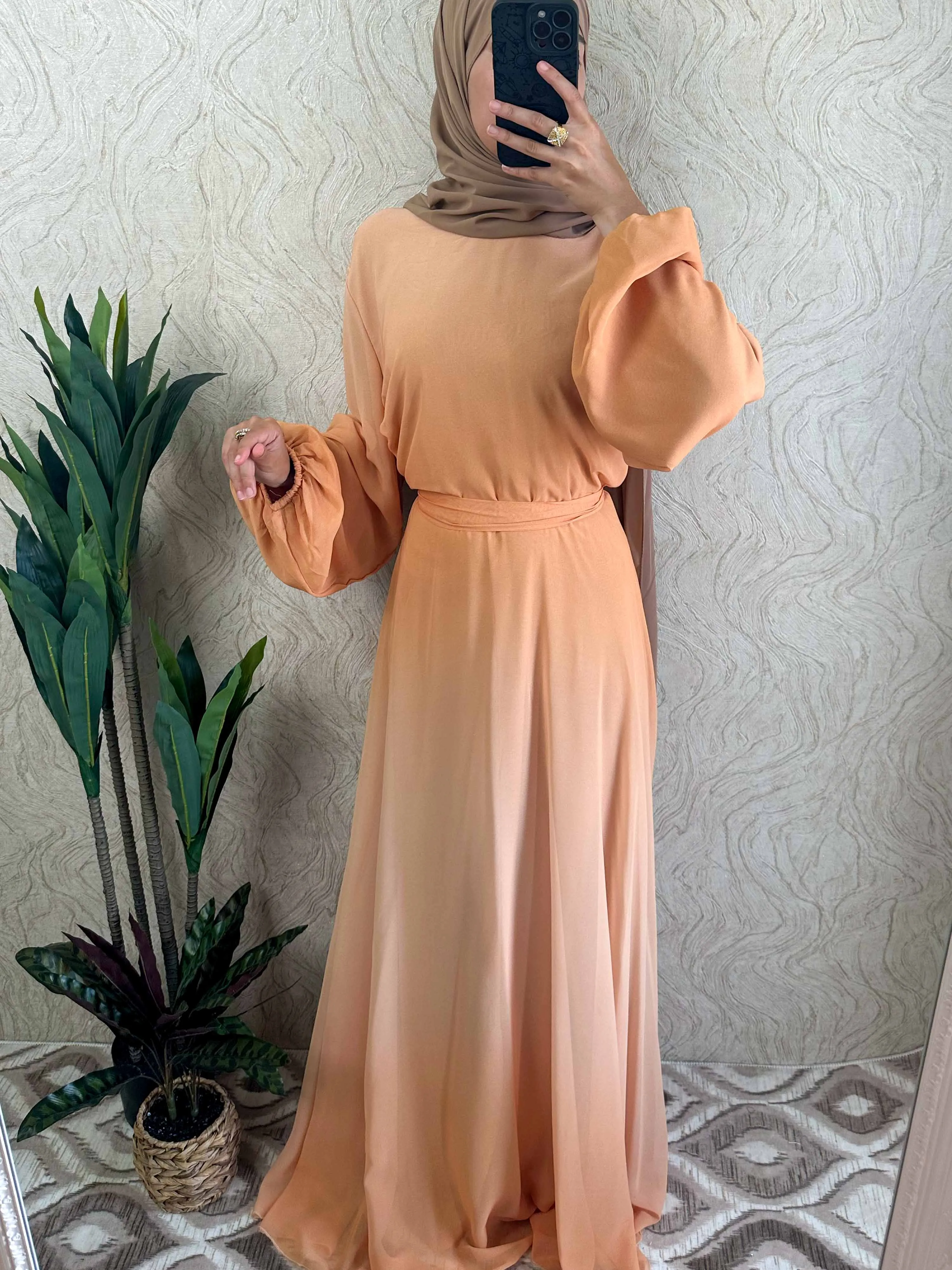 DMN Ombre Chiffon  Dress