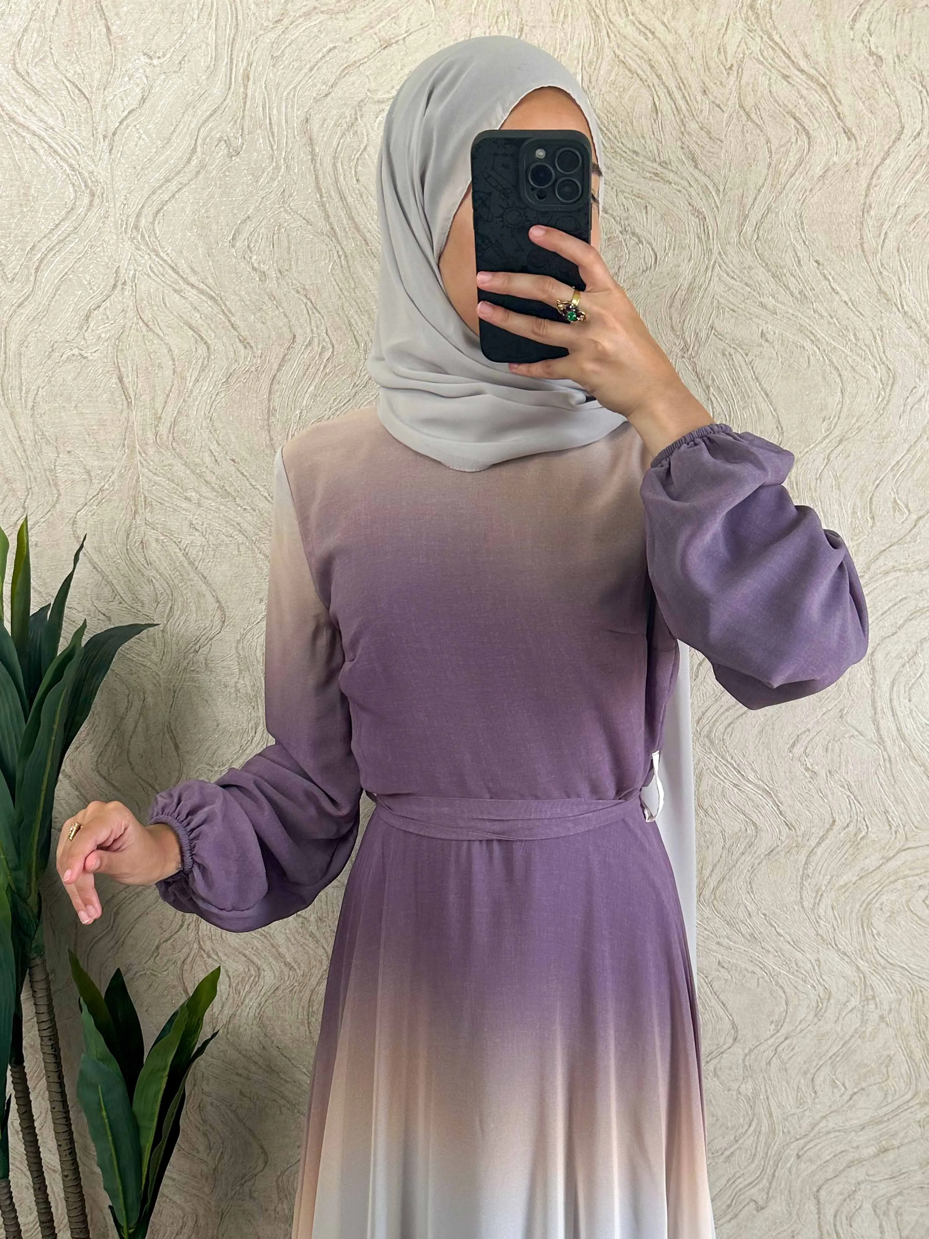 DMN Ombre Chiffon  Dress