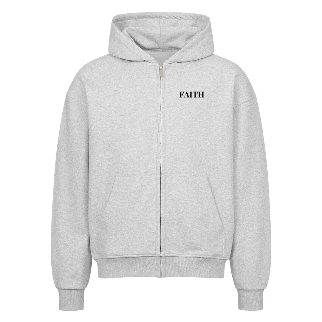 Faith Streetwear Oversized Zipper Hoodie