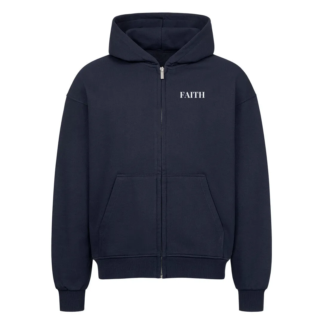 Faith Streetwear Oversized Zipper Hoodie