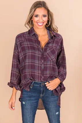Fall Road Trip Plaid Tunic