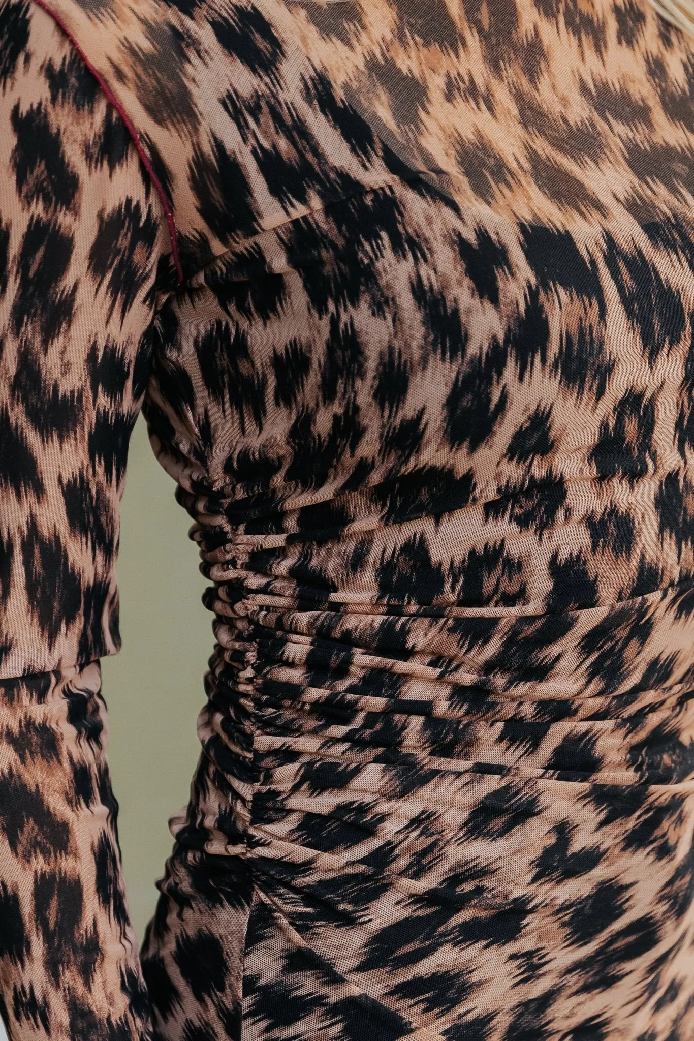 Free People Cheetah Print Something Extra Tunic