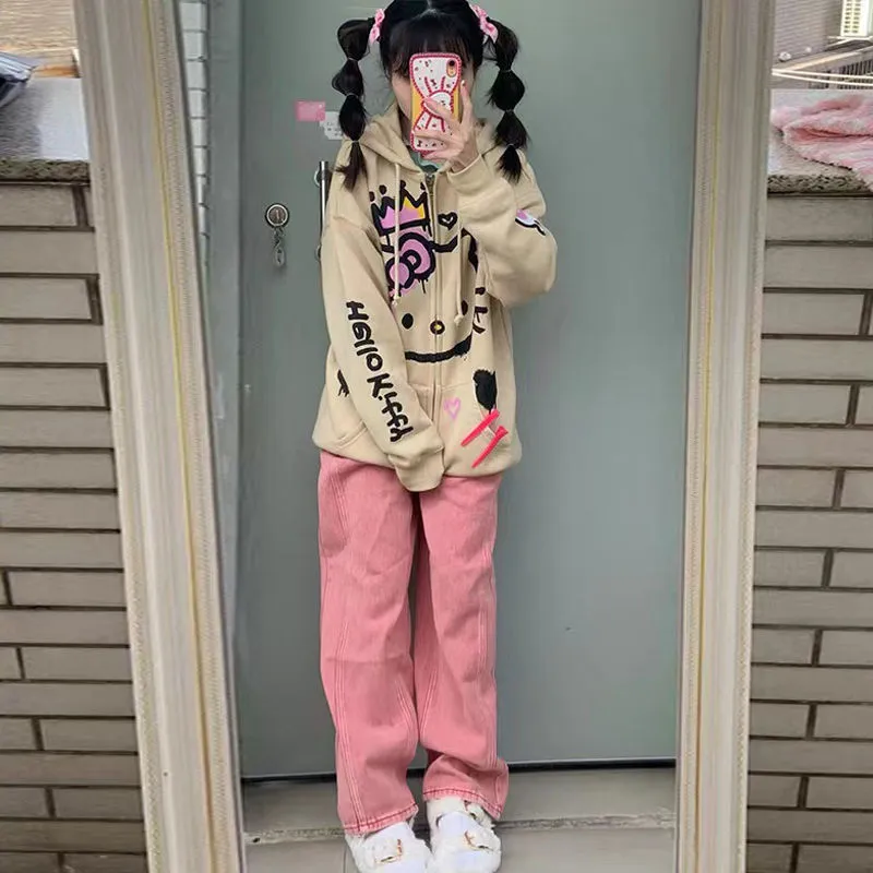 Hello Kitty Zip Hoodie