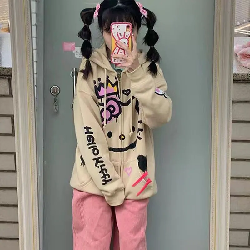 Hello Kitty Zip Hoodie