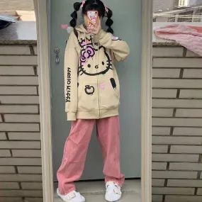 Hello Kitty Zip Hoodie