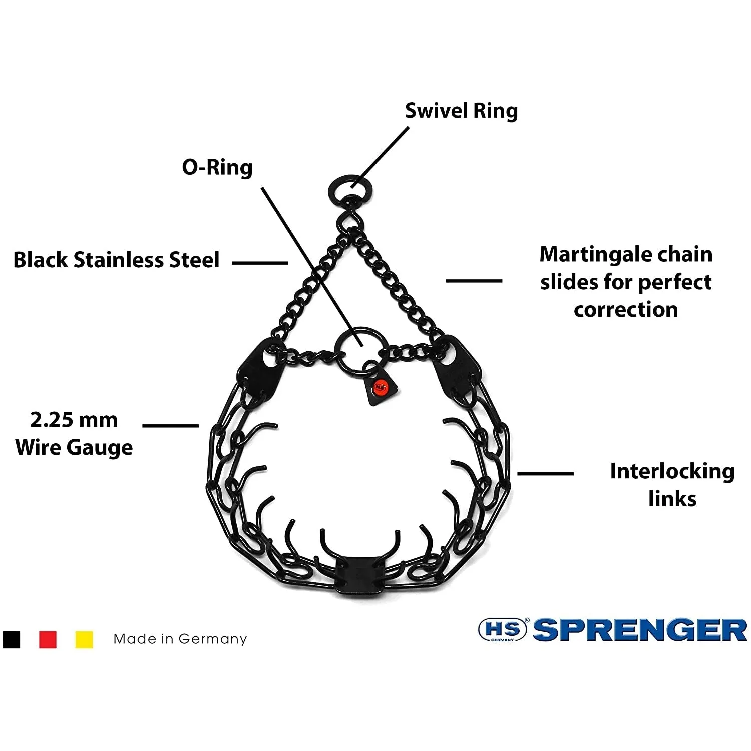 Herm Sprenger Prong - Black Stainless