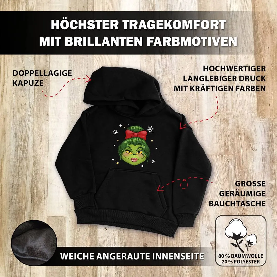 Hoodie Kinder - Miss Grinch