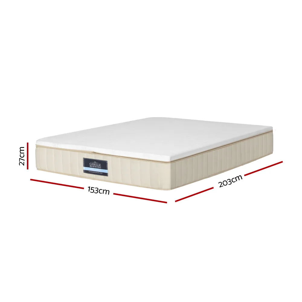 Hypoallergenic Flippable Mattress, 27cm Queen - Giselle Bedding