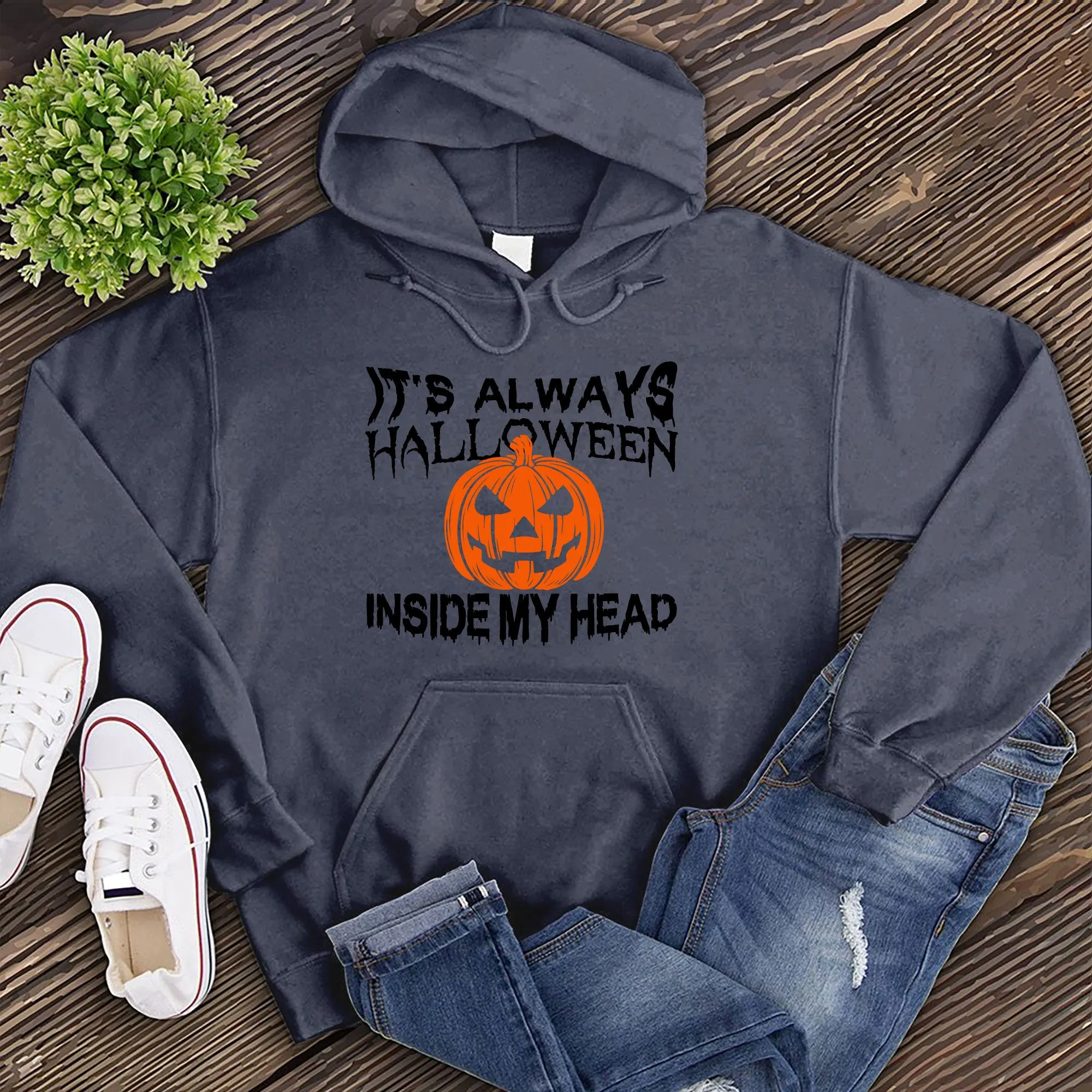 It's Always Halloween Inside My Head Hoodie