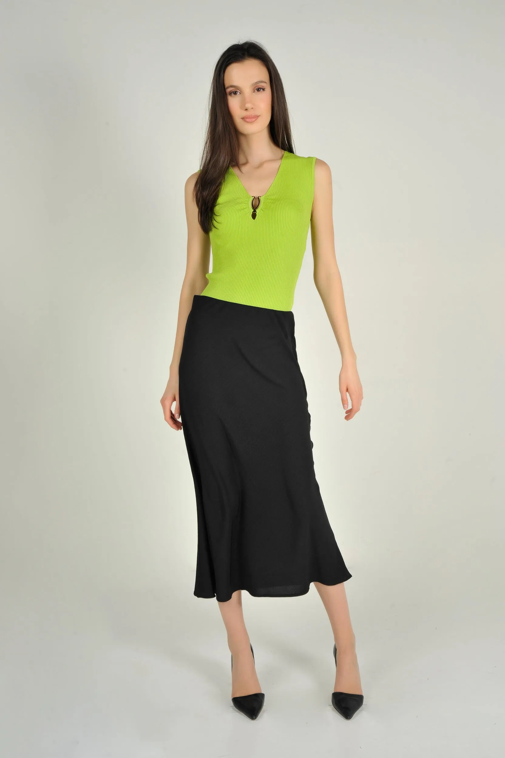 Jupe midi - IZEL-2 - (R-A15)