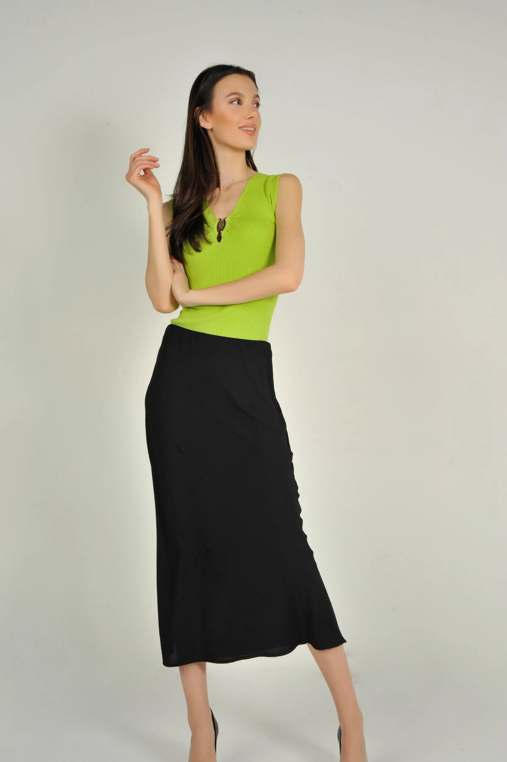 Jupe midi - IZEL-2 - (R-A15)