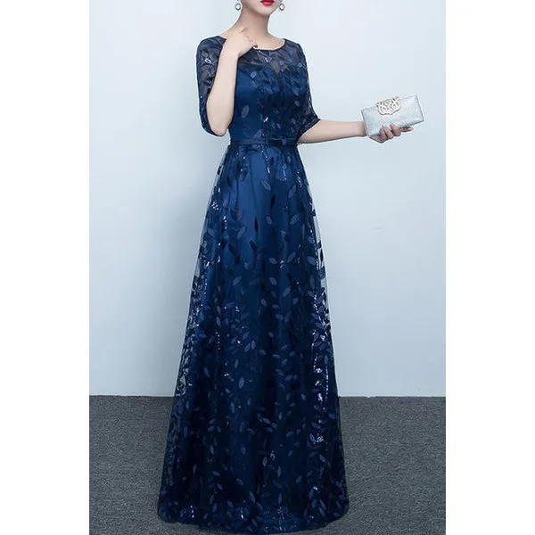 Ketty More Women Short Sleeve Slim Evening Party Dress-KMWDC3418