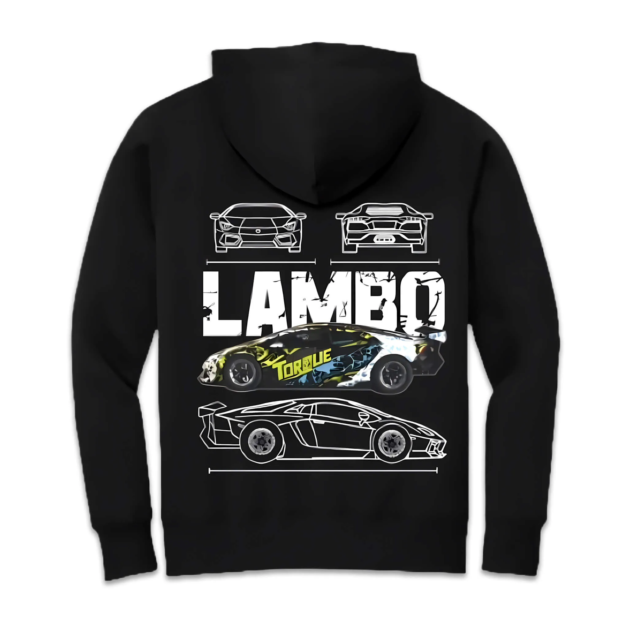 LAMBORGHINI OUTLINE HOODIE