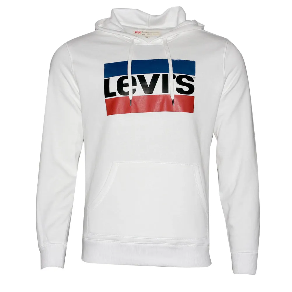 Levi's Mens Hoodie Logo Long Sleeve Casual Drawstring Hooded Pullover Sweatshirt