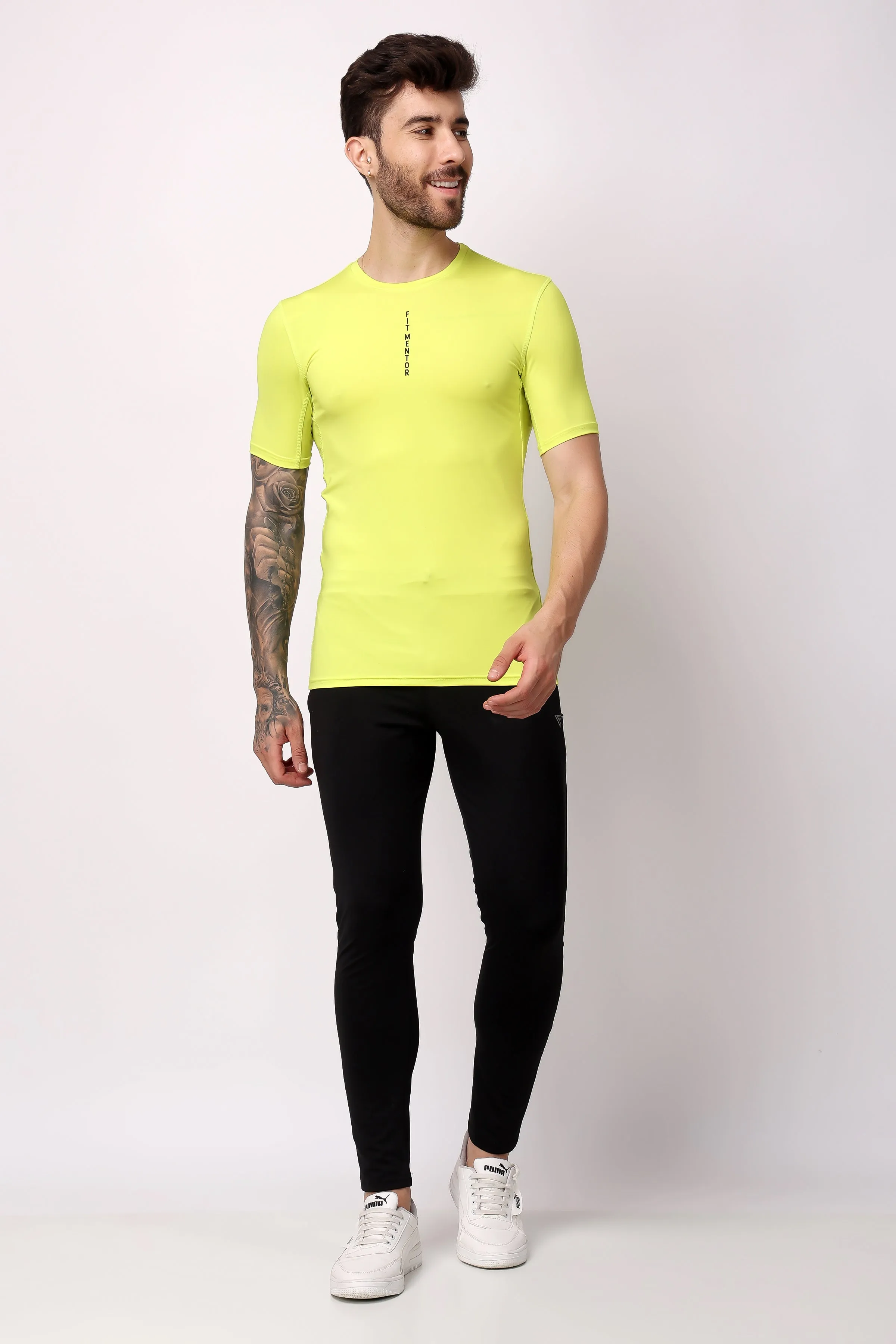 Men's Base Layer - Neon Green