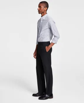 Michael Kors Mens Classic fit Dress Pants 40 / 30 Black Solid