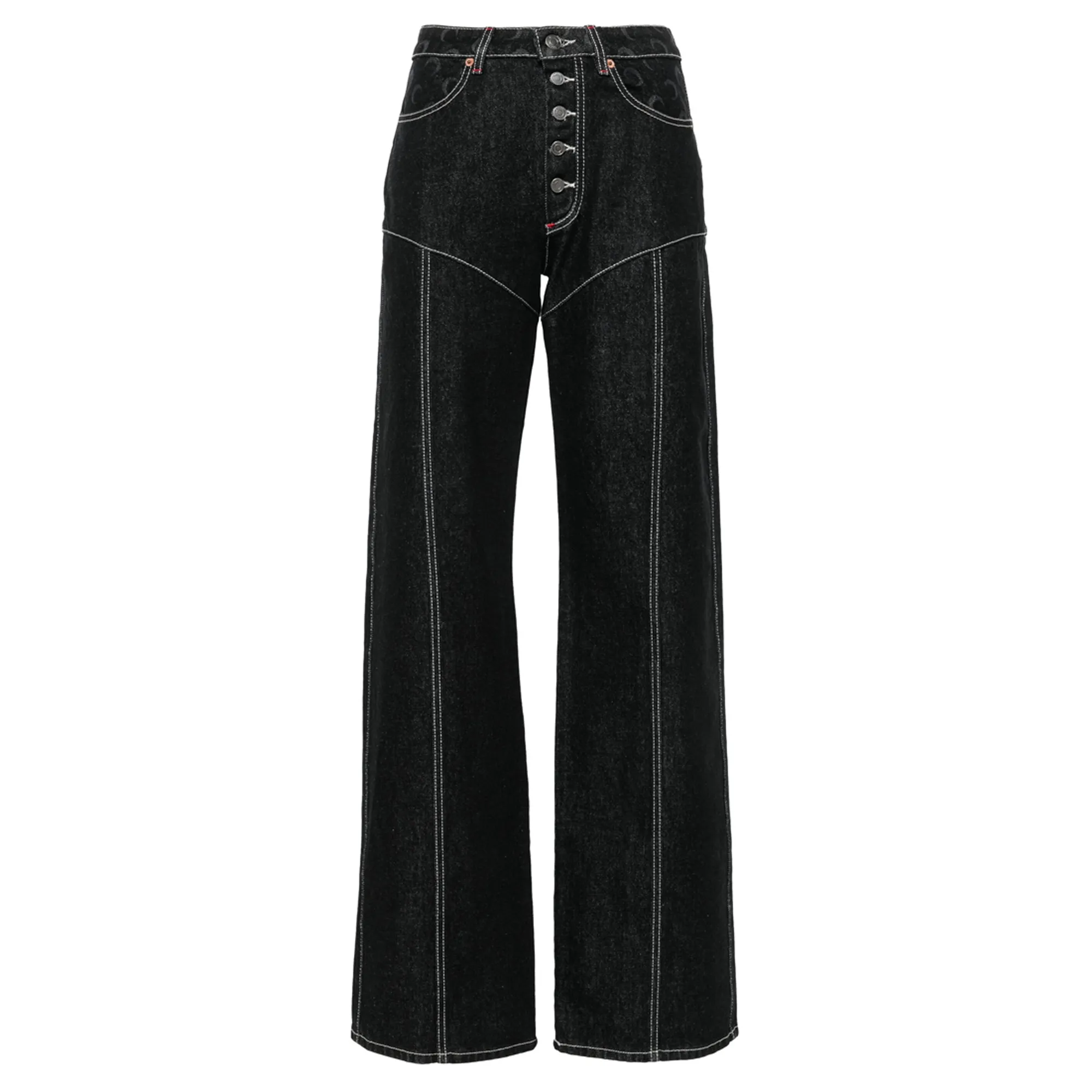 Moon Laser Denim Flare Jeans