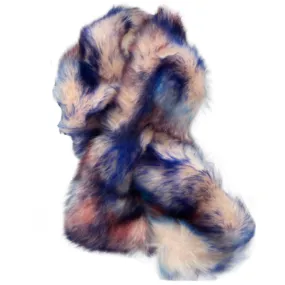 Multi Color Faux Fur Collar Wrap Scarf Neck Warmer One Size