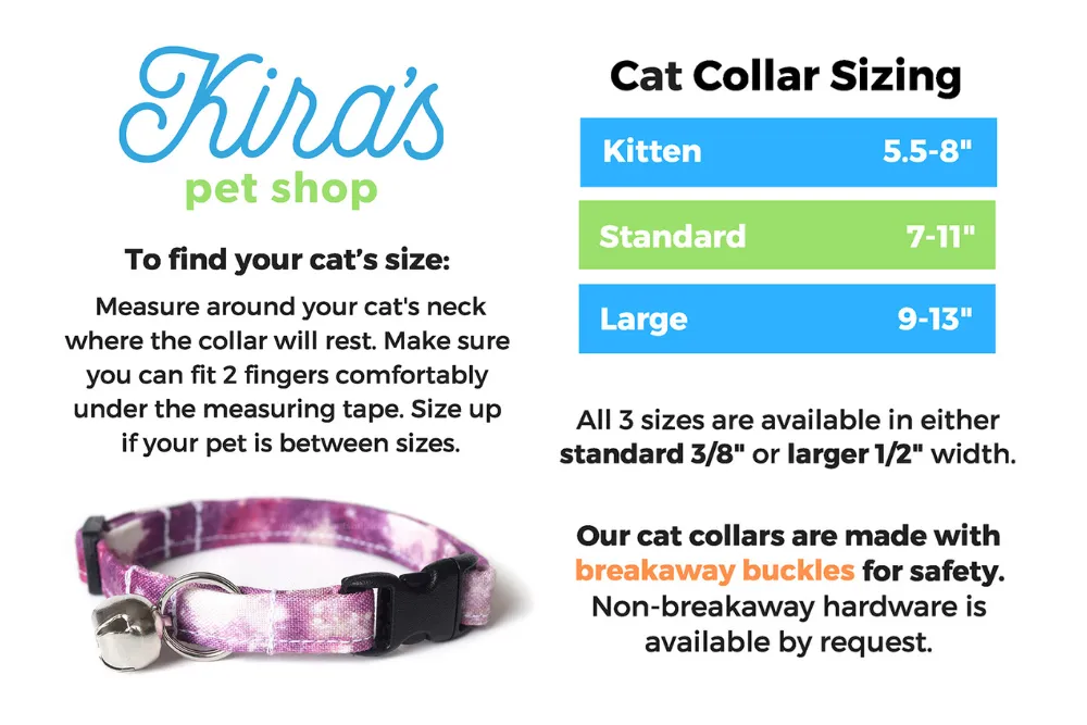 Patriotic Stars Cat Collar