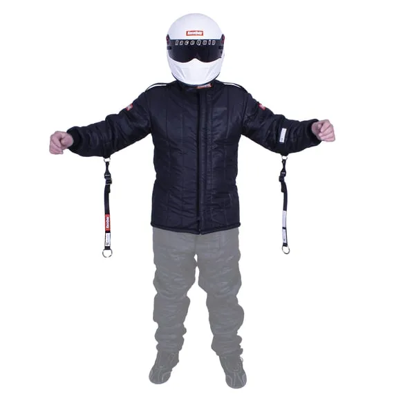 RaceQuip Nomex Multi Layer Fire Suit Jacket - Black - Large - 91919959