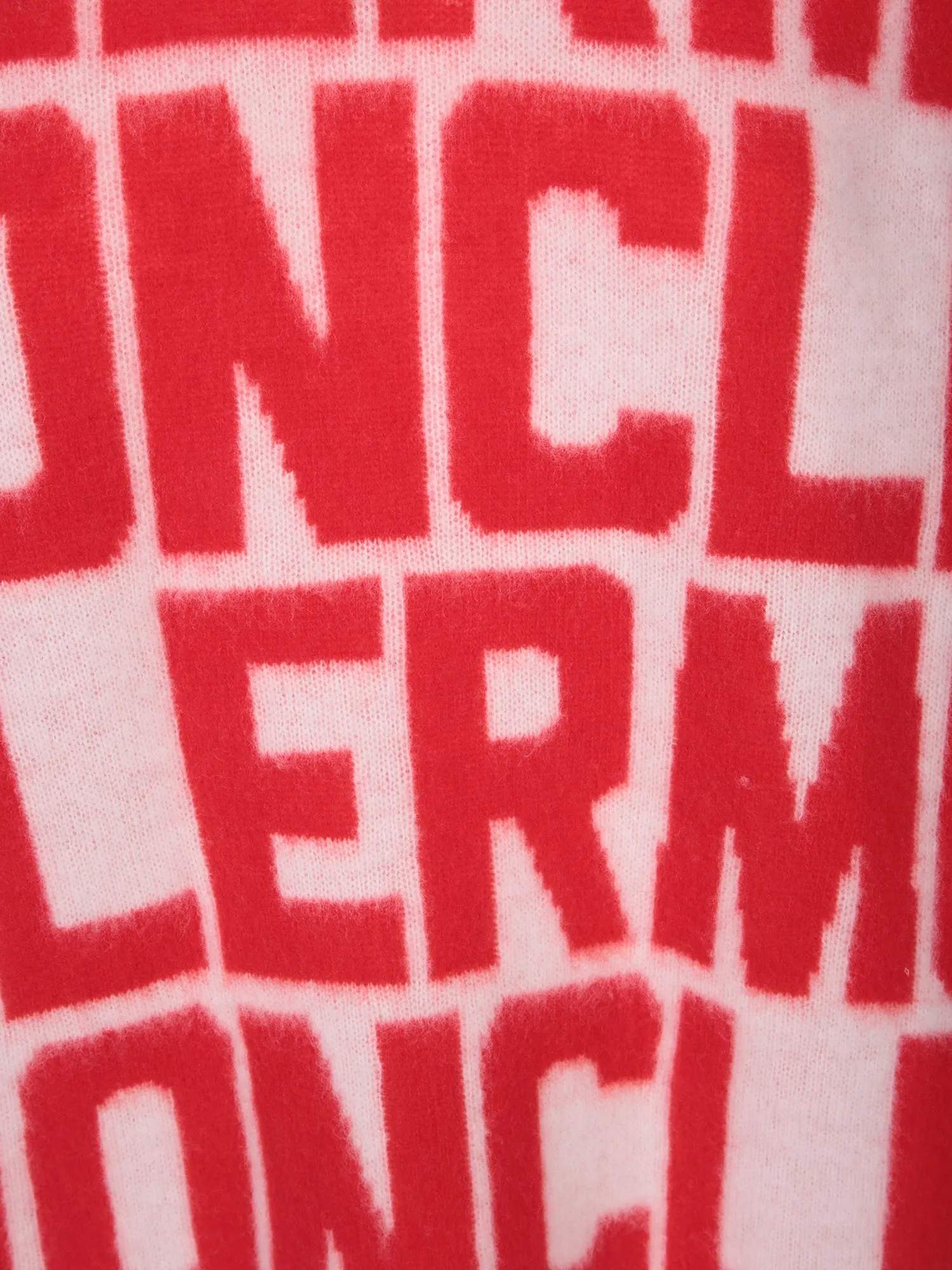 Red/white logoed pullover