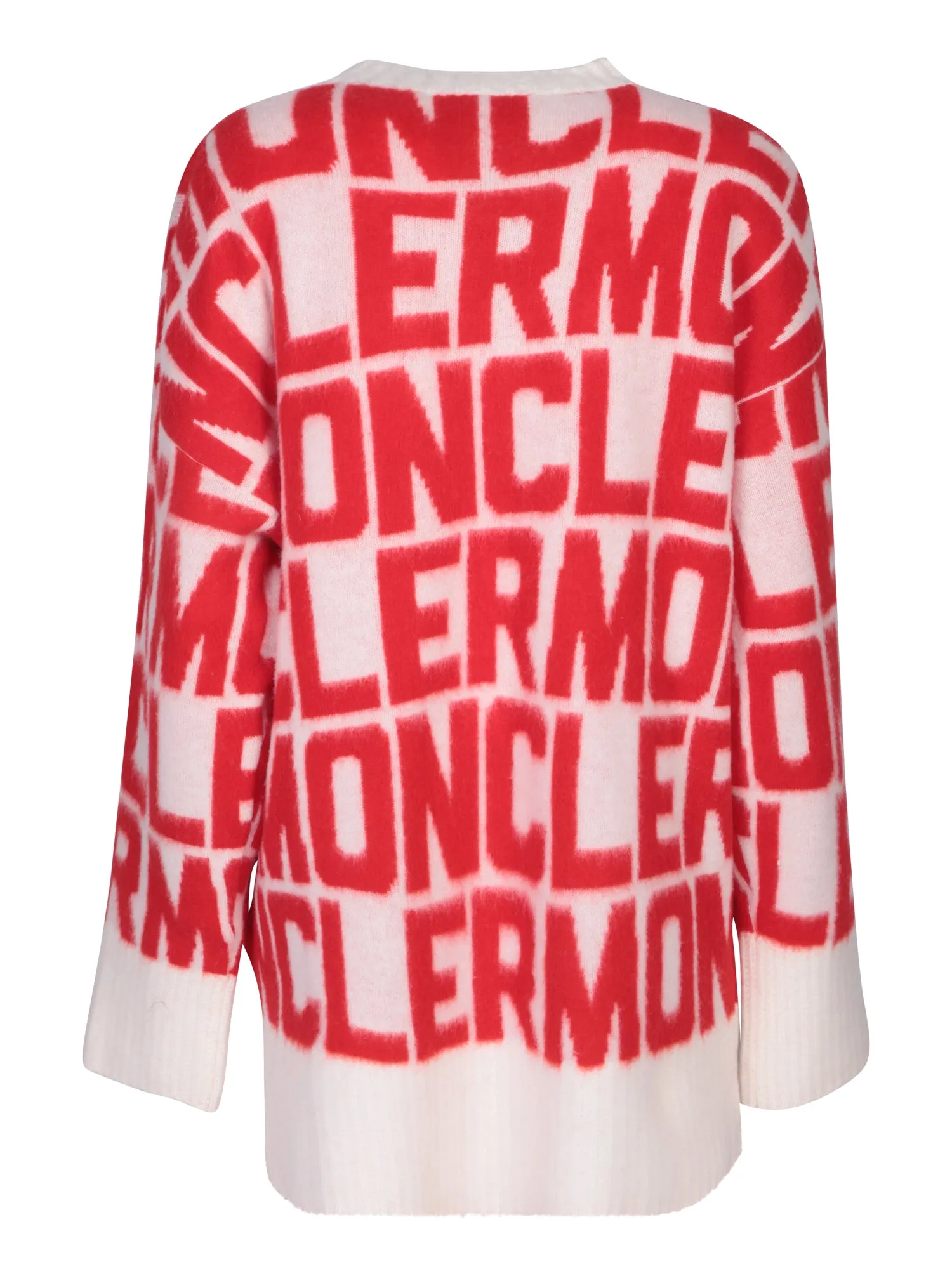 Red/white logoed pullover