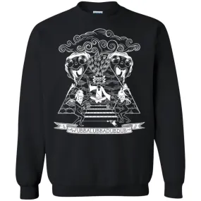 Rick And Morty Wubba Lubba Dub Dub Pyramid Unisex Crewneck Pullover Sweatshirt