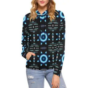 Rising Star Wolf Moon Hoodie for Women (USA Size)