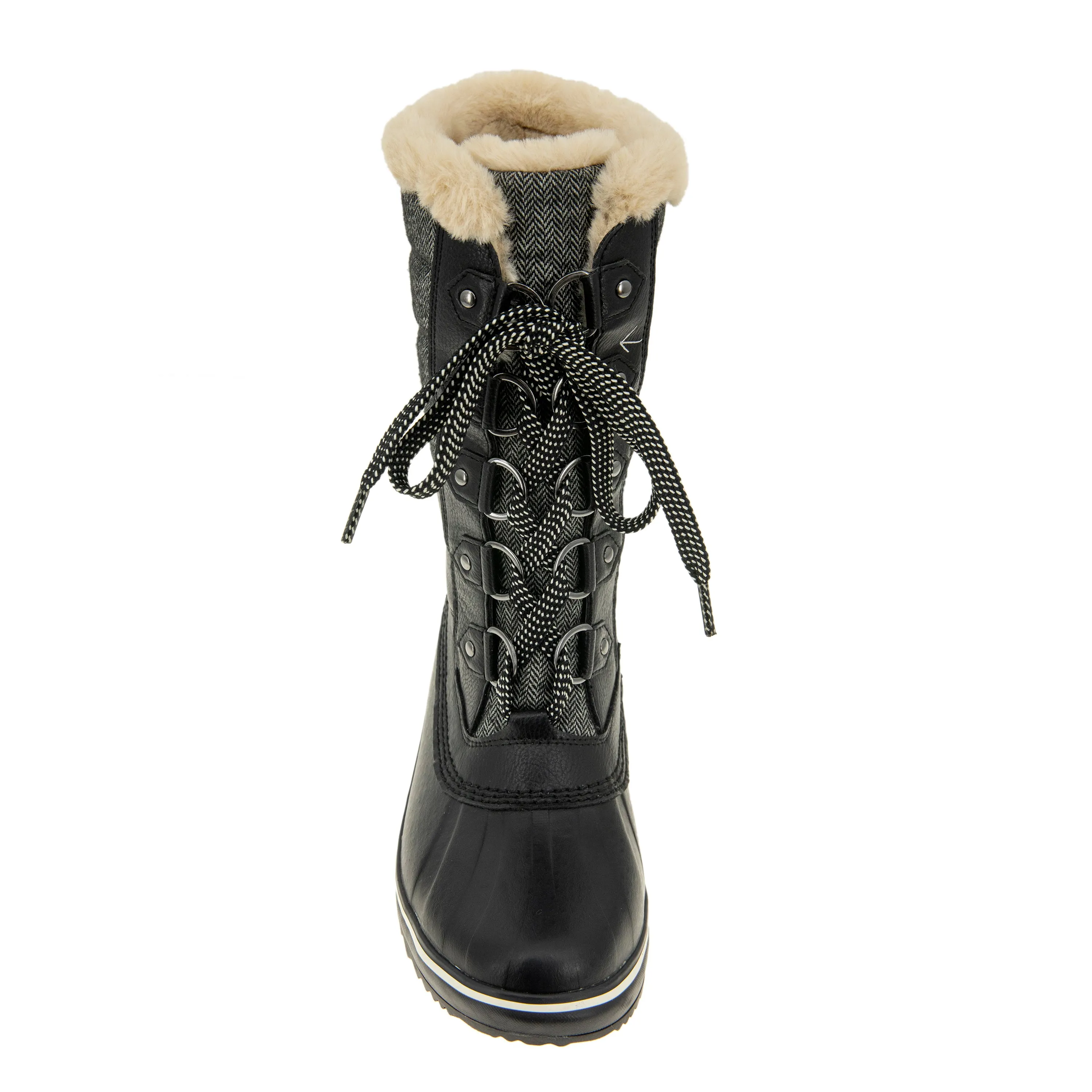 Siberia - Black Herringbone