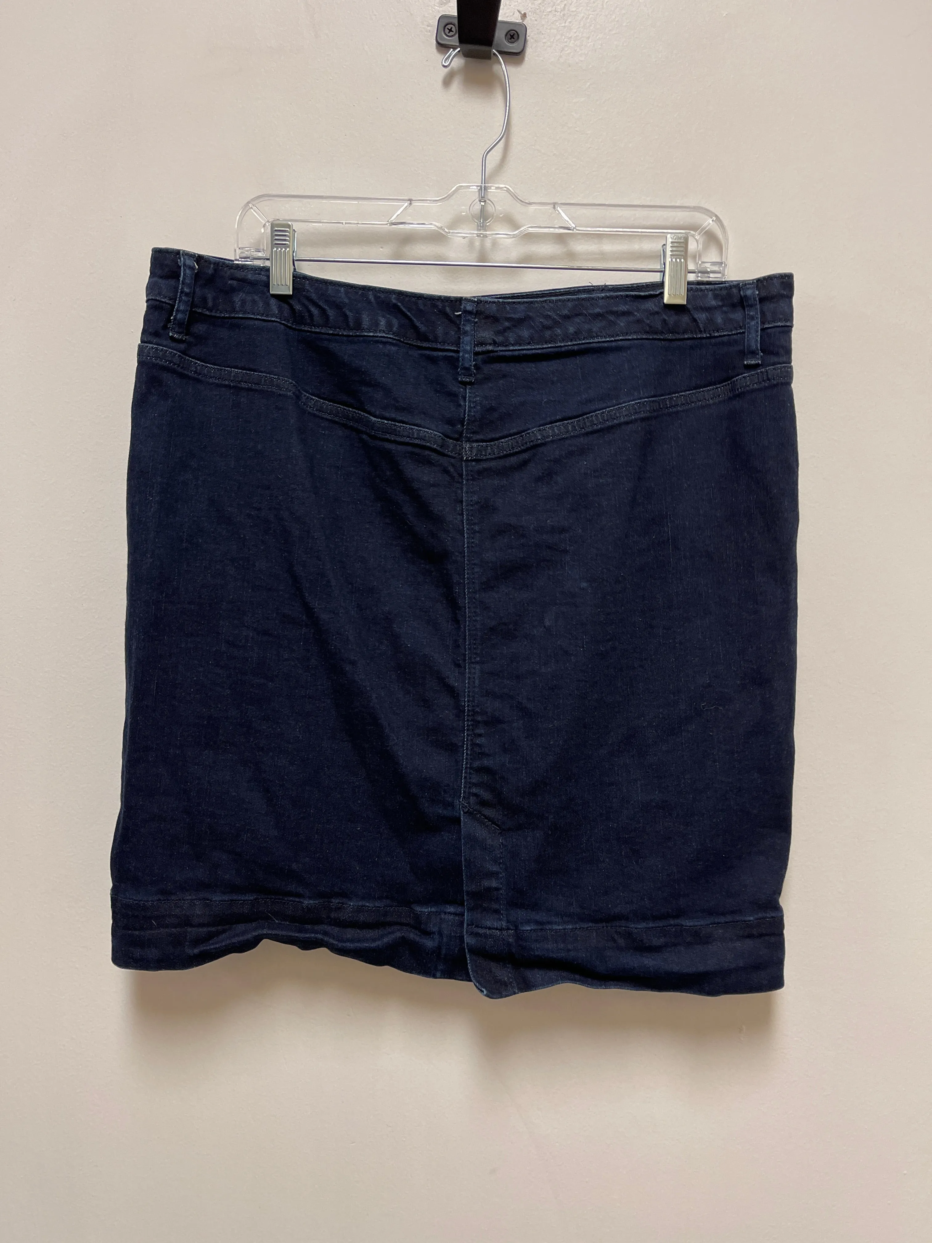 Skirt Midi By A New Day In Blue Denim, Size: 14