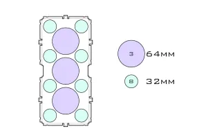 SUPPORT 64.3 32.8 | Medium Layout Layer