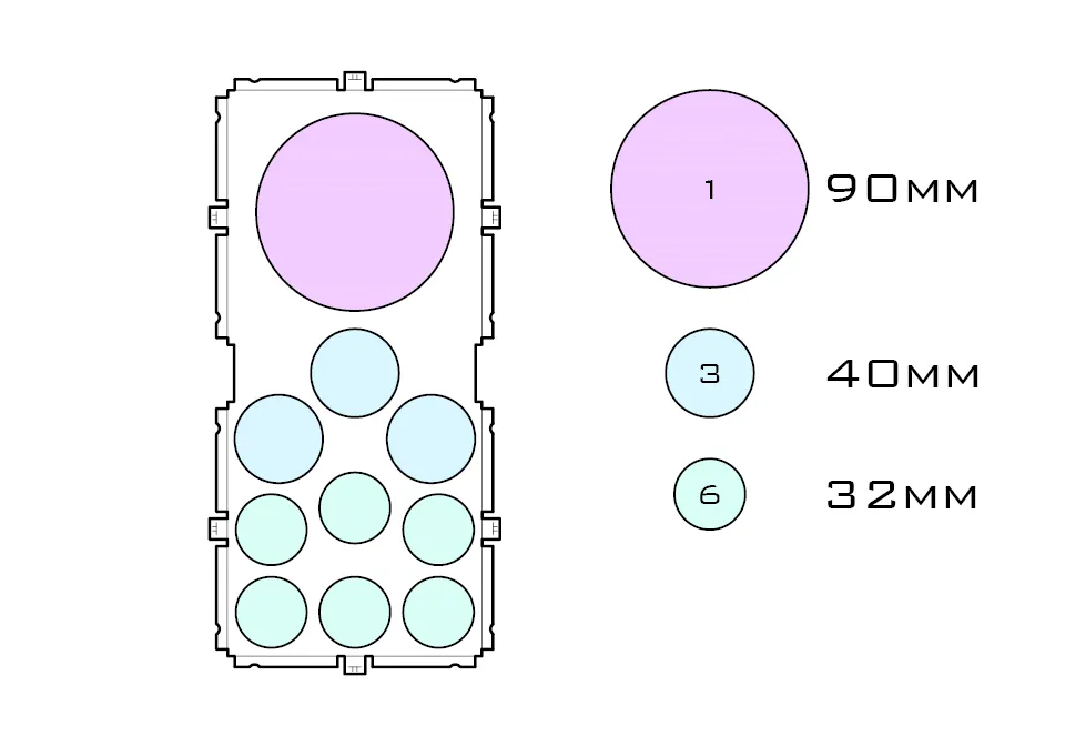 SUPPORT 90.1 40.3 32.6 | Medium Layout Layer