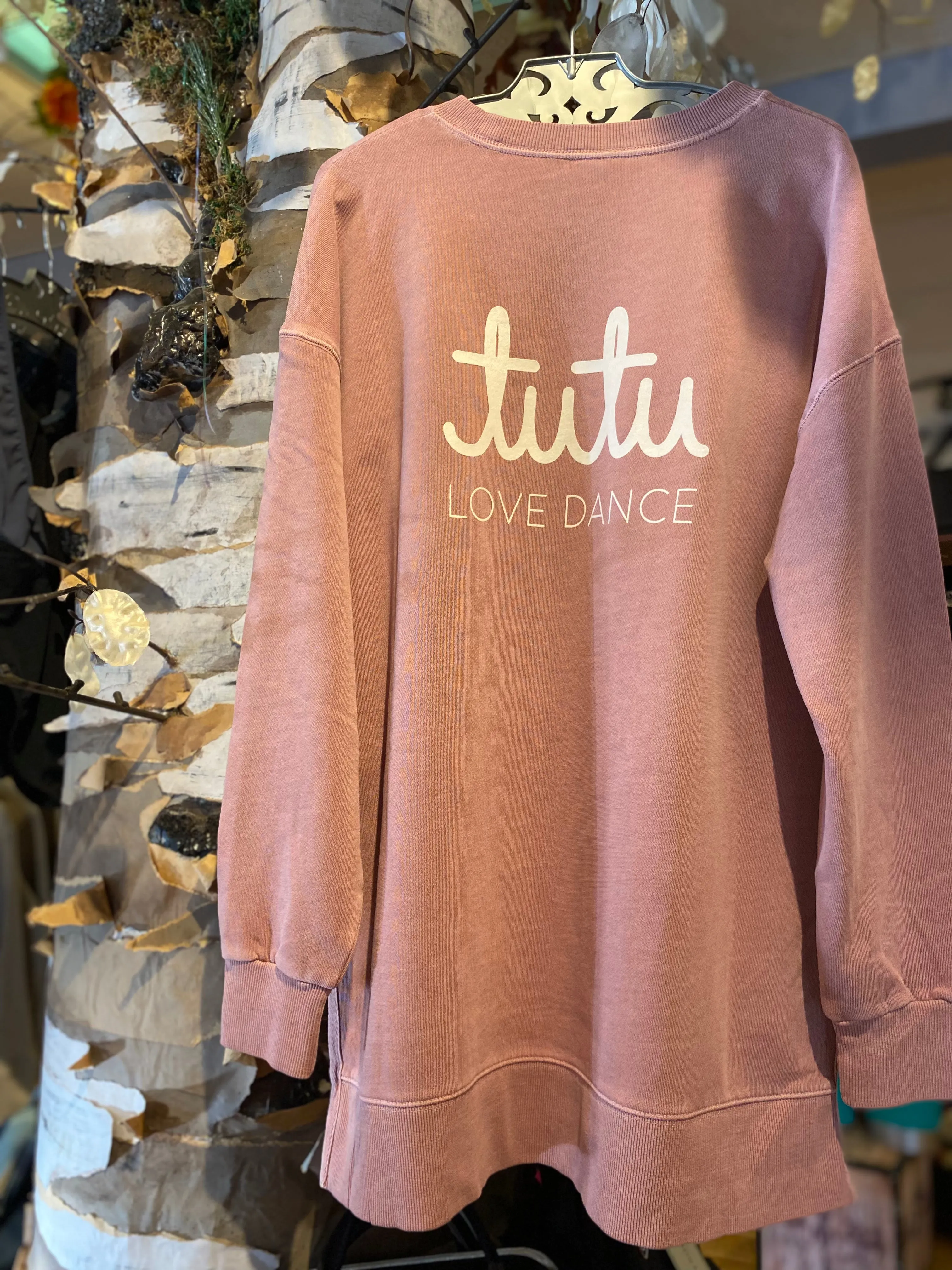 Tutu Adult Oversized Boyfriend Tunic Sweatshirt (2022)