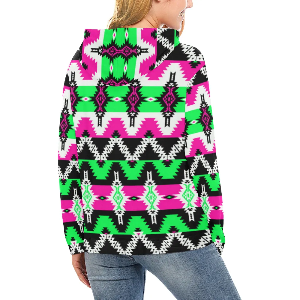 Two Spirit Ceremony Hoodie for Women (USA Size)