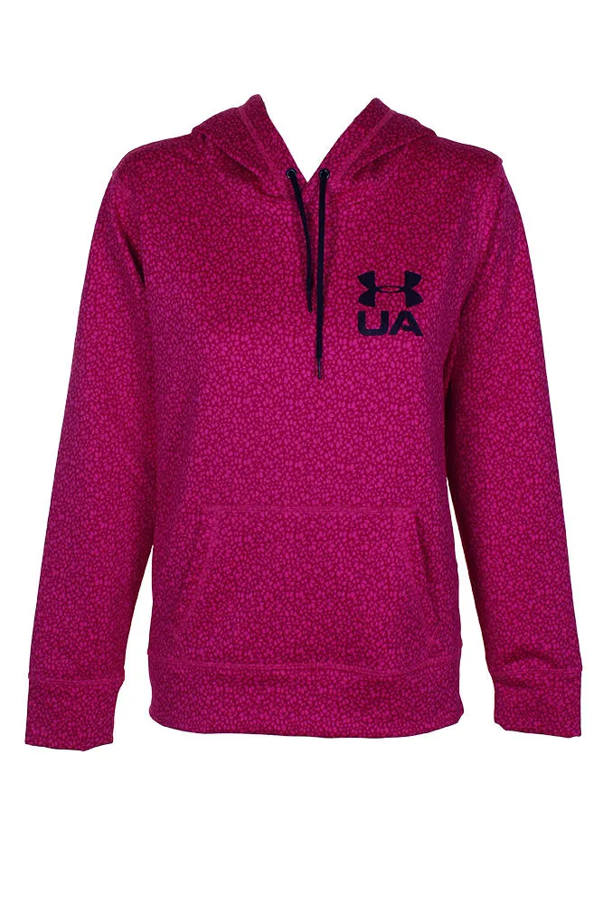 Under Armour Ladies Pouch Pocket Printed Pullover Hoodie