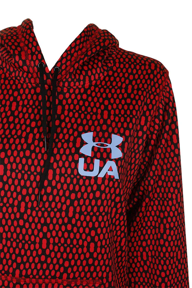 Under Armour Ladies Pouch Pocket Printed Pullover Hoodie