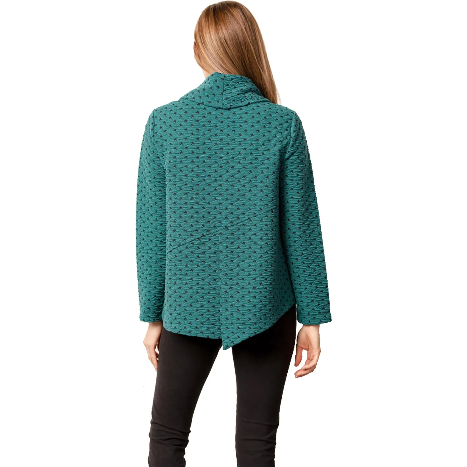 Women's Habitat Basket Weave Pullover Jade