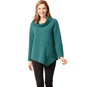Women's Habitat Basket Weave Pullover Jade