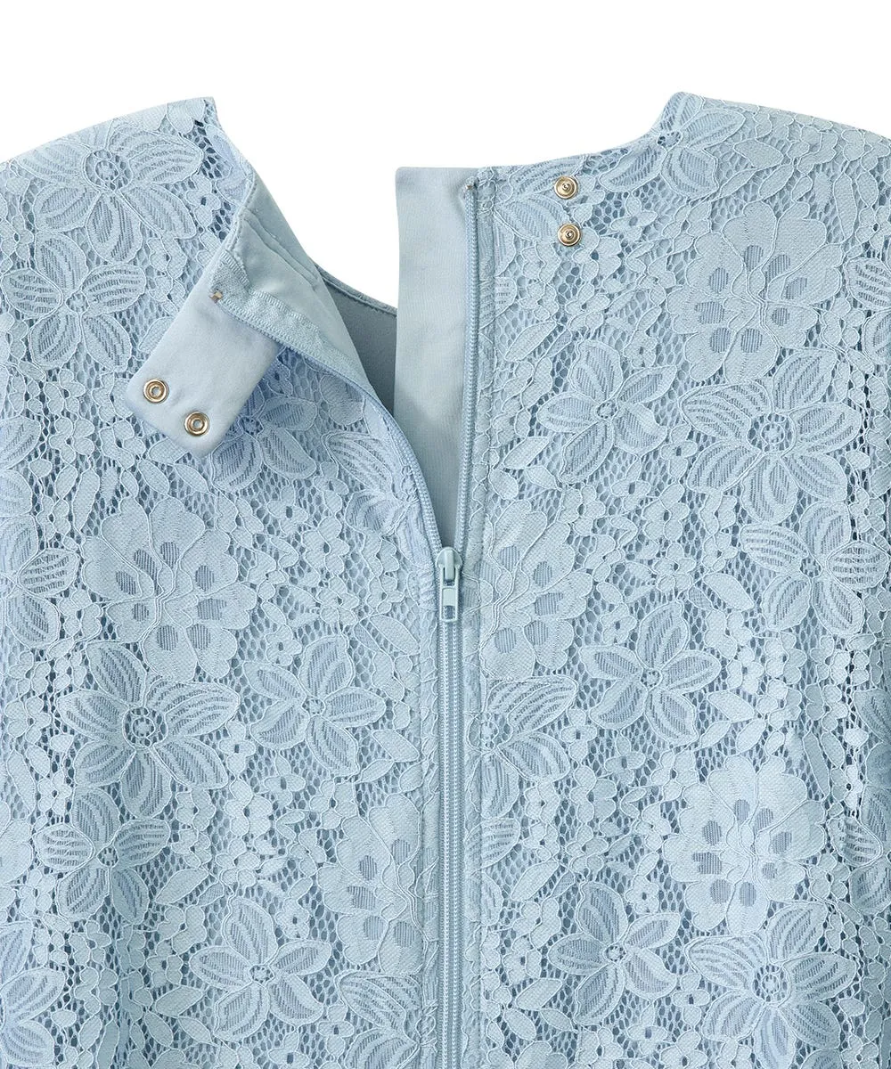 Women's Stay Dressed Jumpsuit with Lace Top - Clearance